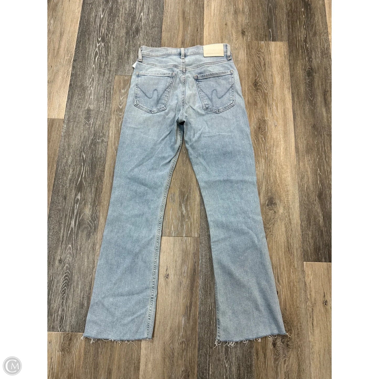 Jeans Boot Cut By Citizens Of Humanity In Blue Denim, Size: 0