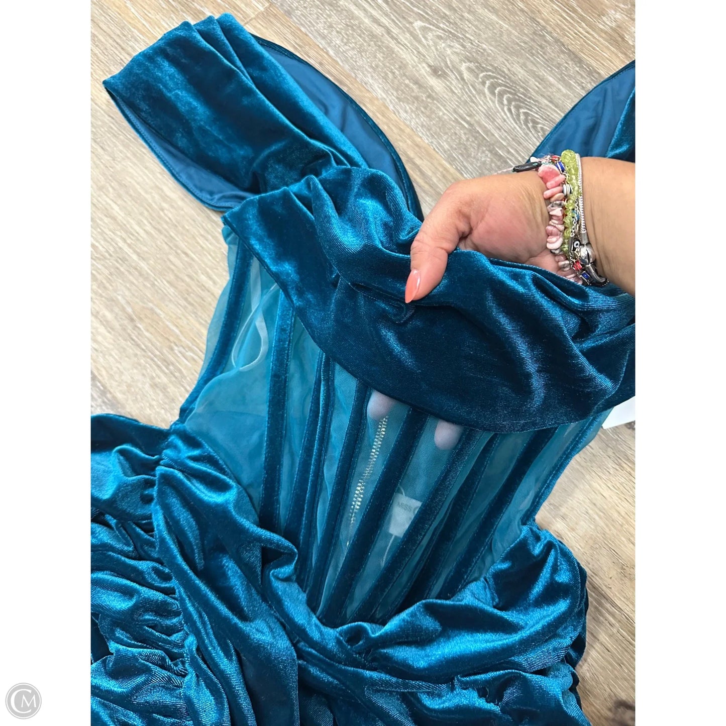 Dress Party Midi By Miss Circle In Blue, Size: M