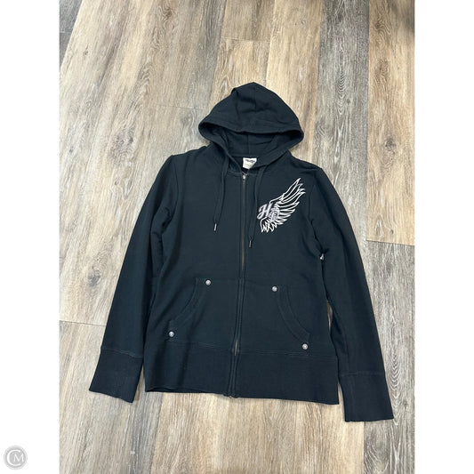 Sweatshirt Hoodie By Harley Davidson In Black, Size: M