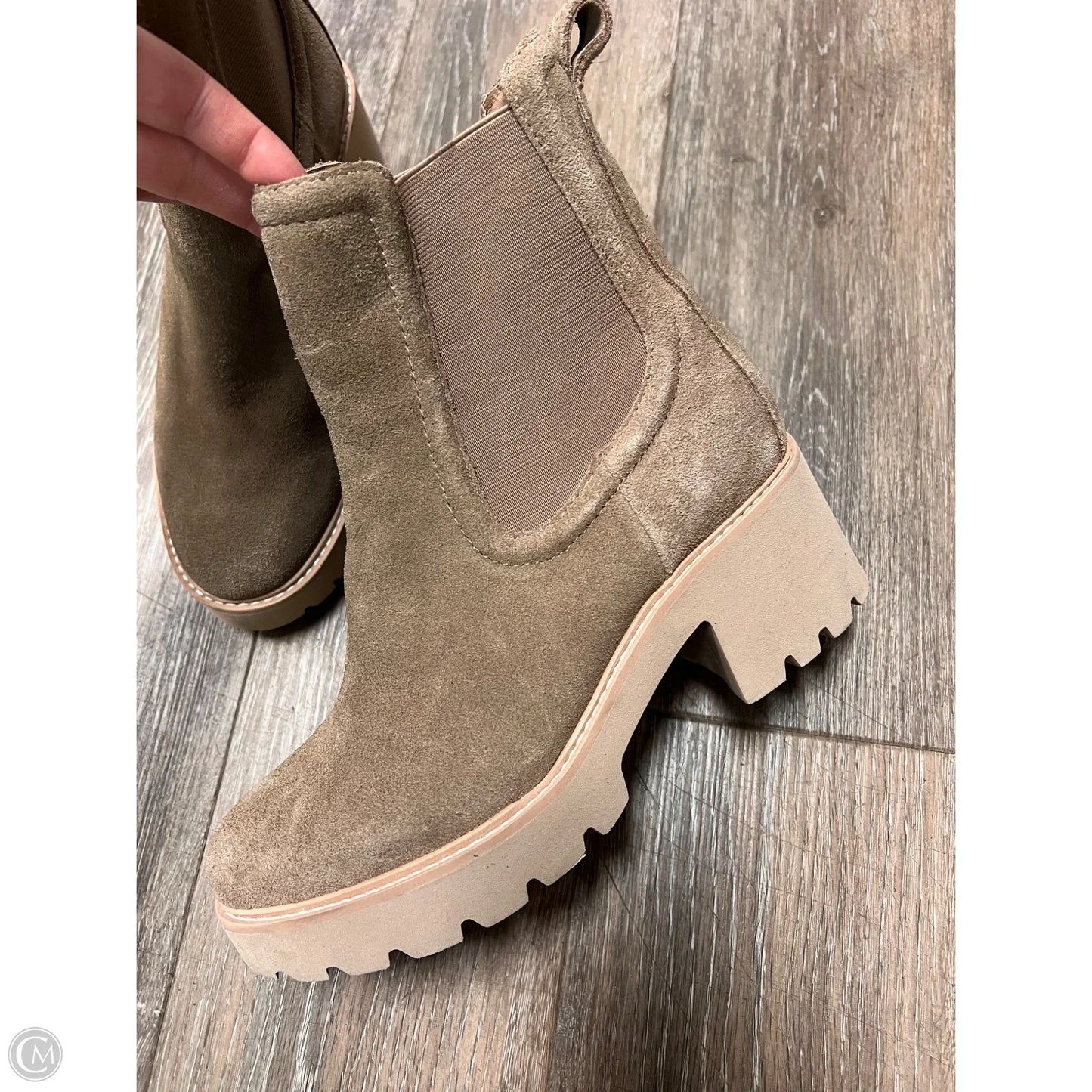 Boots Ankle Heels By Dolce Vita In Beige, Size: 8