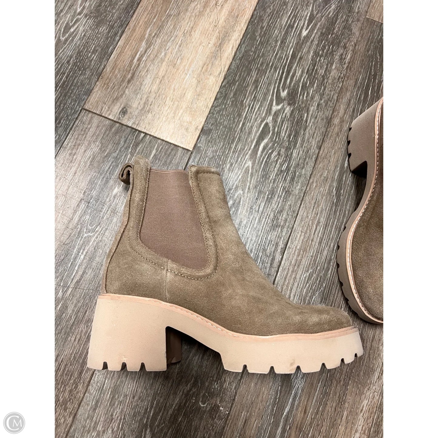 Boots Ankle Heels By Dolce Vita In Beige, Size: 8