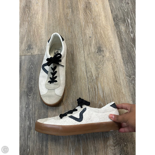 Shoes Athletic By Vans In Cream, Size: 8