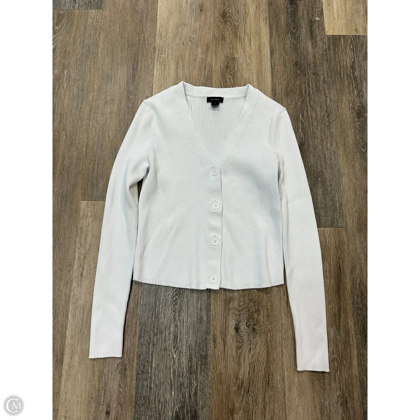 Sweater Cardigan By Halogen In White, Size: S