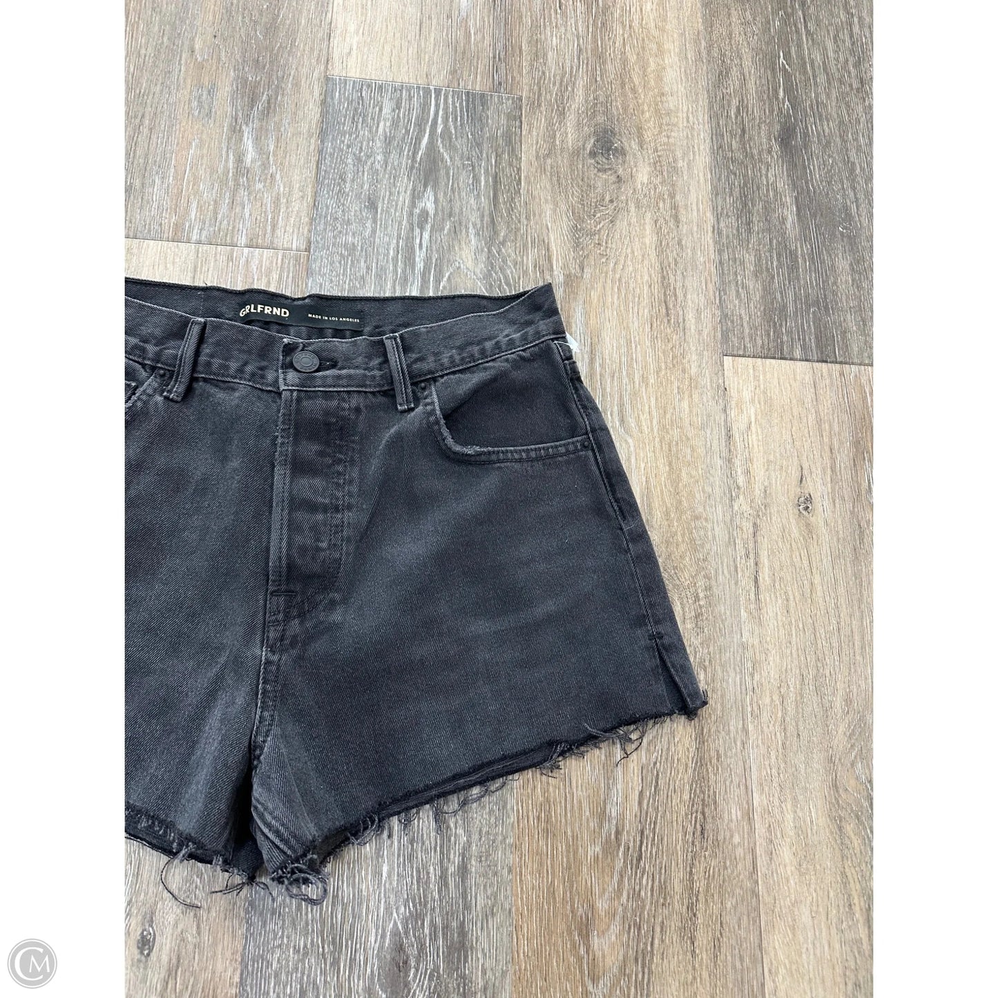 Shorts By Grlfrnd In Black Denim, Size: 2