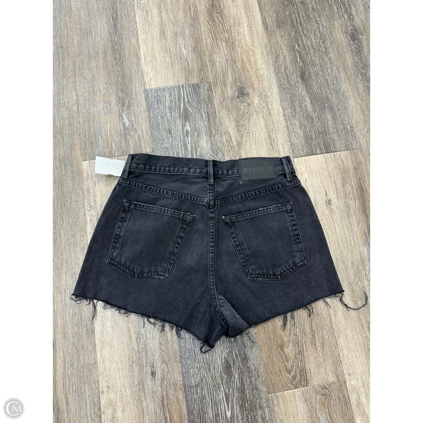 Shorts By Grlfrnd In Black Denim, Size: 2