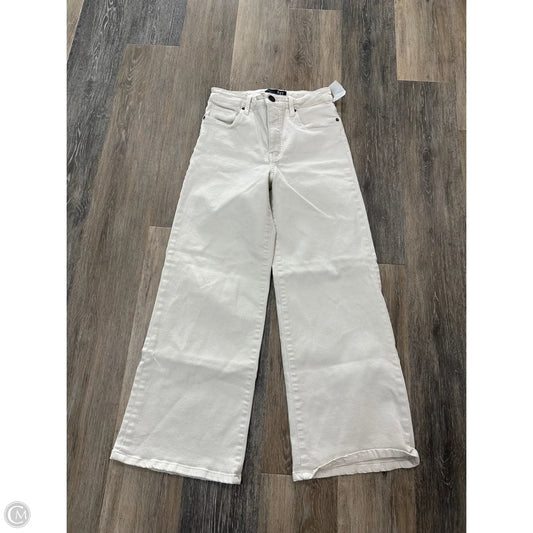 Jeans Wide Leg By Kut In Cream Denim, Size: 2
