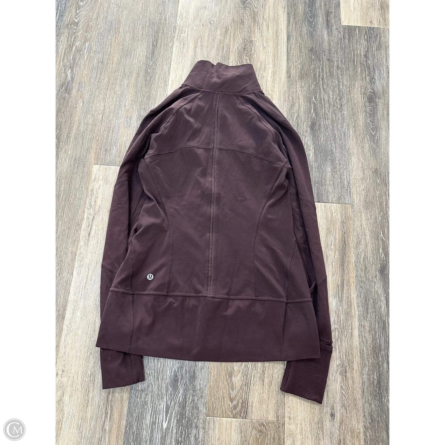 Athletic Jacket By Lululemon In Maroon, Size: 6