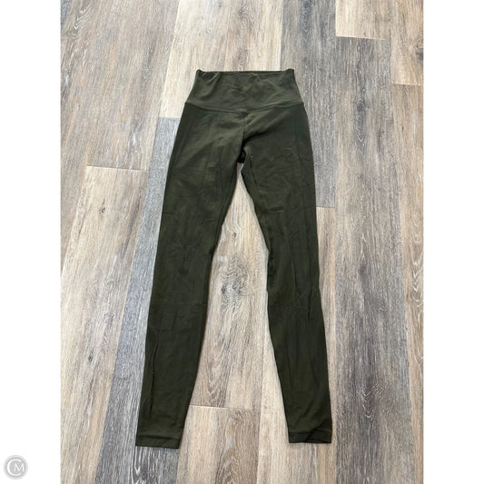 Athletic Pants By Lululemon In Green, Size: 4