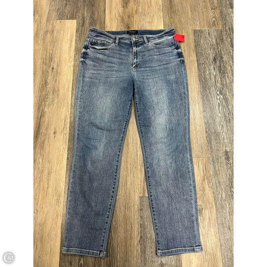 -Jeans Skinny By Judy Blue In Blue Denim, Size: 12/31
