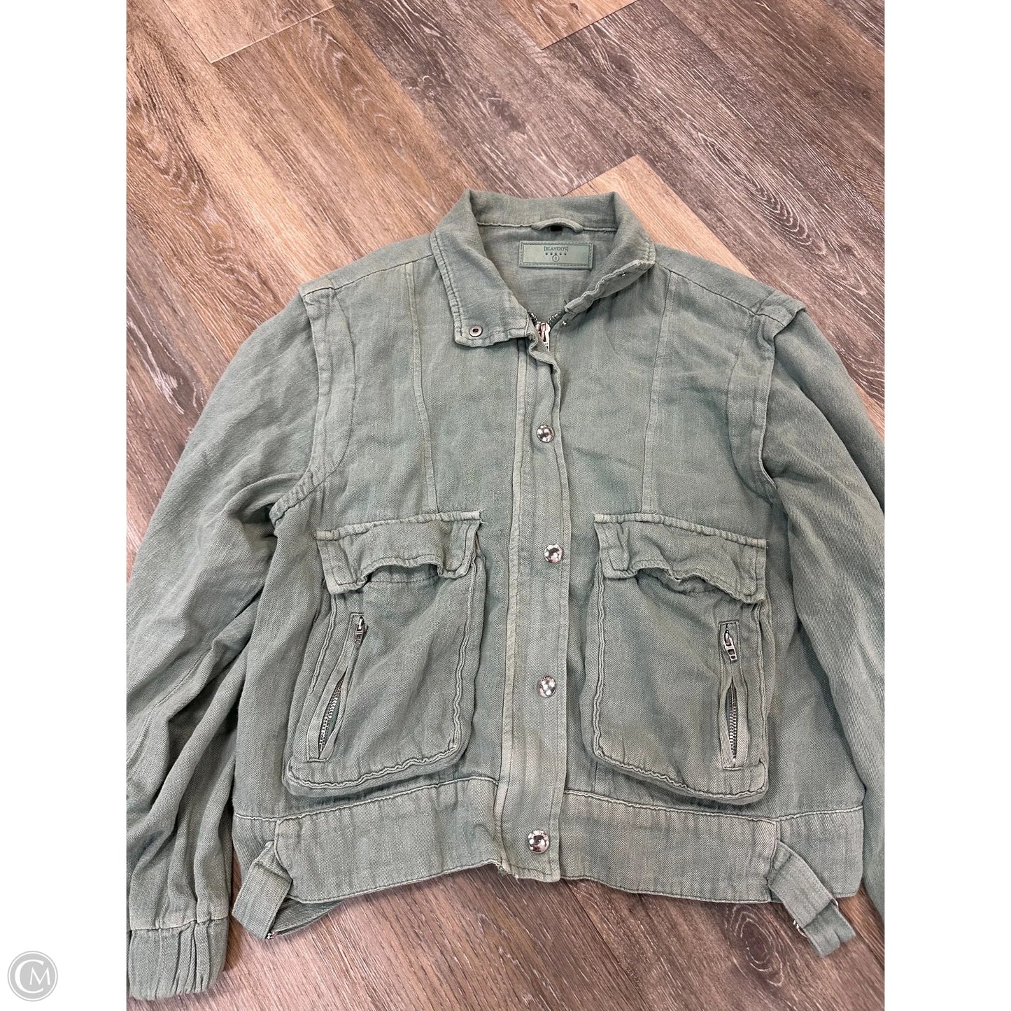 Blazer By Blanknyc In Green Denim, Size: S