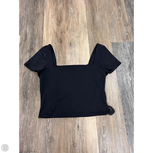Blouse Short Sleeve By Babaton In Black, Size: Xl