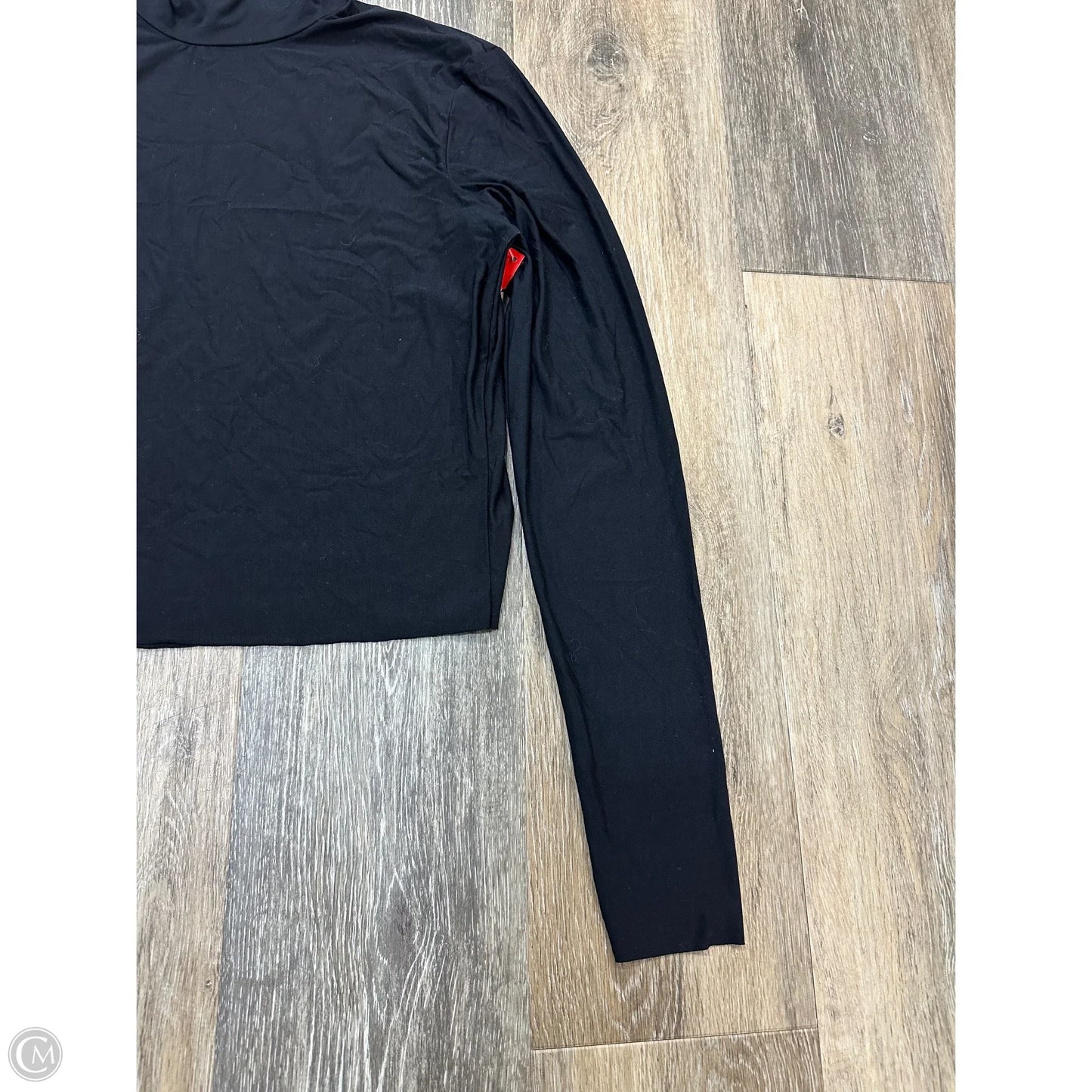 Top Long Sleeve By Commando In Black, Size: S