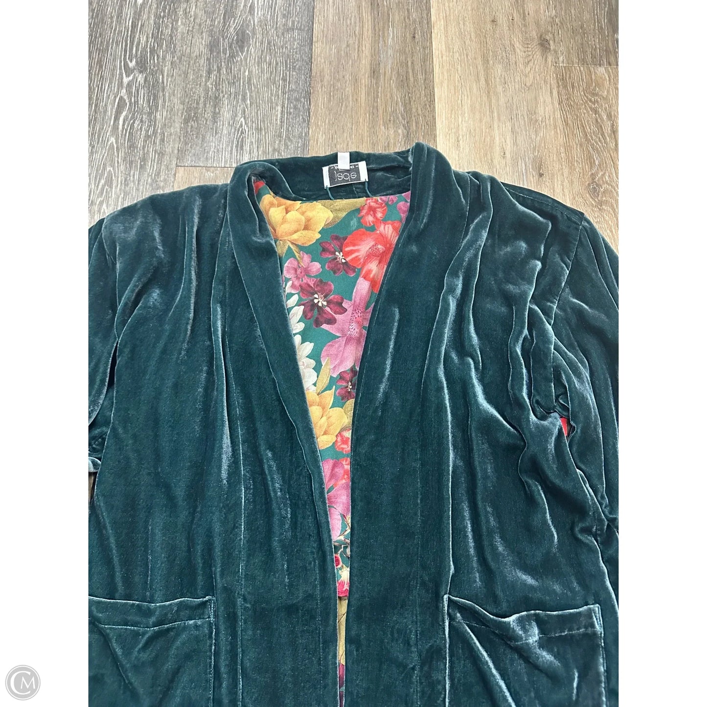 Blazer By Johnny Was In Teal, Size: Xs