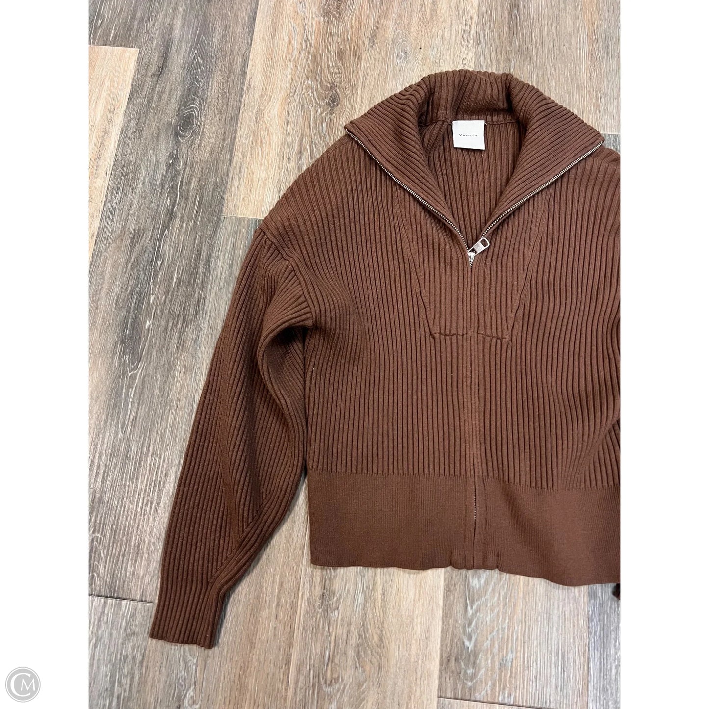 Sweater Cardigan By Varley In Brown, Size: Xs