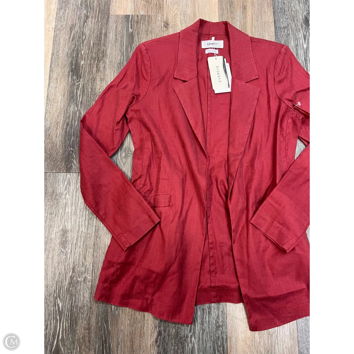 Blazer By Level 99 In Red, Size: Xs