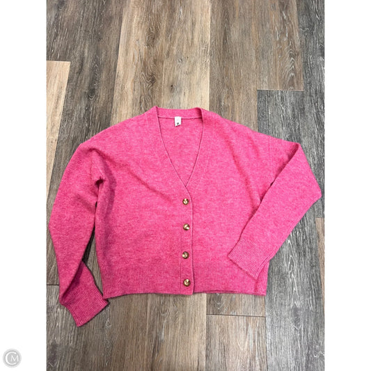 Sweater Cardigan By Lululemon In Pink, Size: S