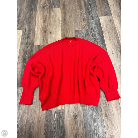 Sweater By Free People In Red, Size: L