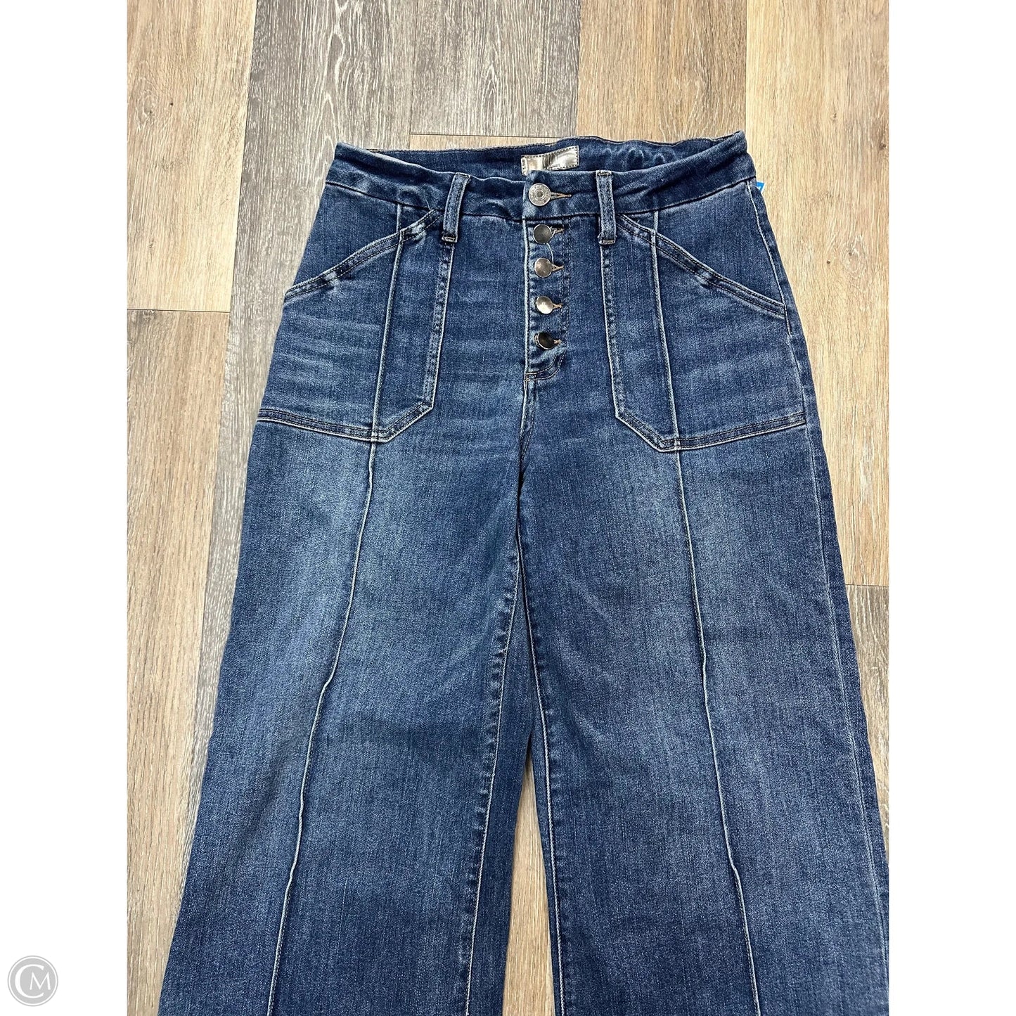 Jeans Wide Leg By Kut In Blue Denim, Size: 6