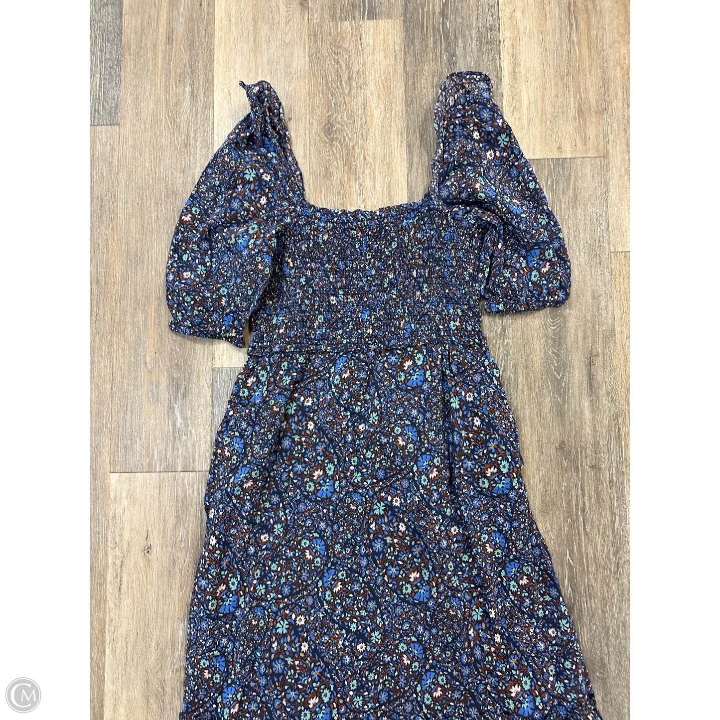 -Dress Casual Maxi By Vineyard Vines In Floral Print, Size: M