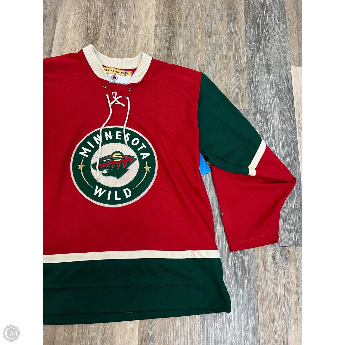 Athletic Top Jersey By Koho In Red, Size: M