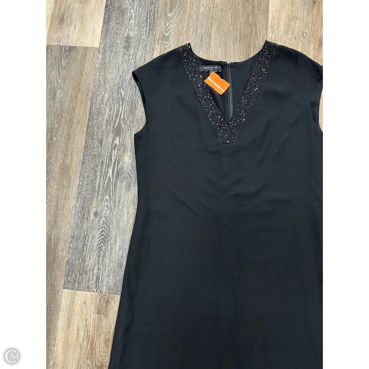 Dress Designer By Lafayette 148 In Black, Size: M
