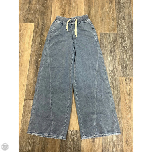 Pants Wide Leg By Aerie In Blue, Size: Xxs
