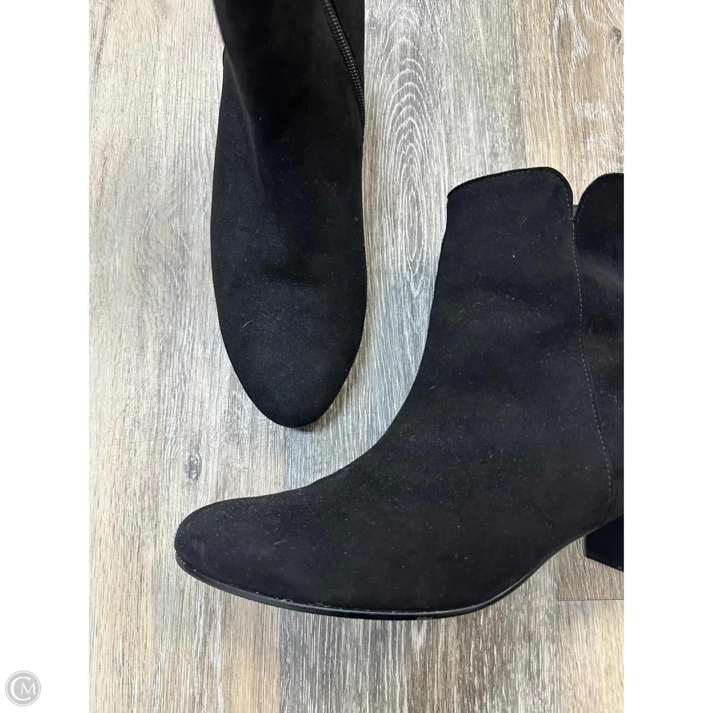 Boots Leather By Gabor In Black, Size: 7.5