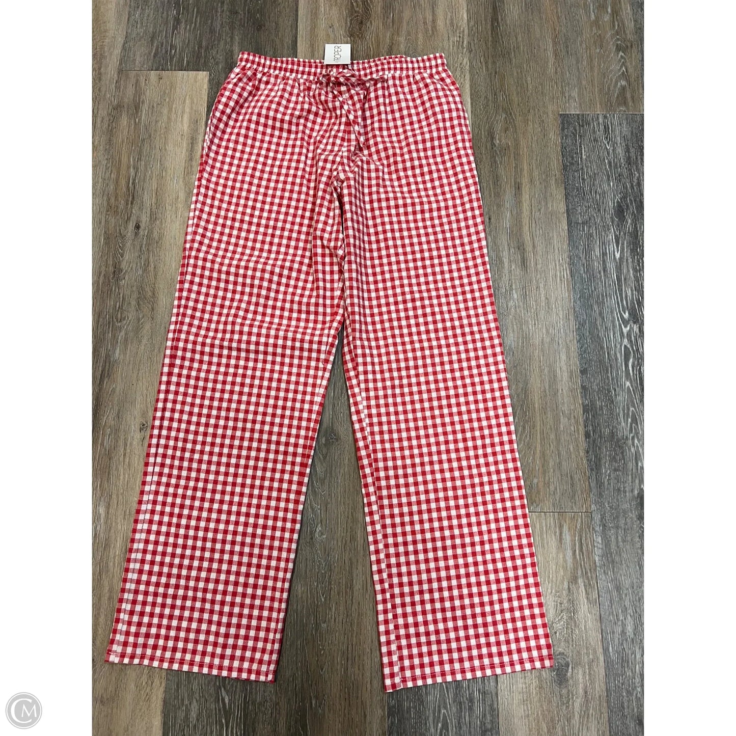 Pajama Pants By Things Between In Checkered Pattern, Size: S