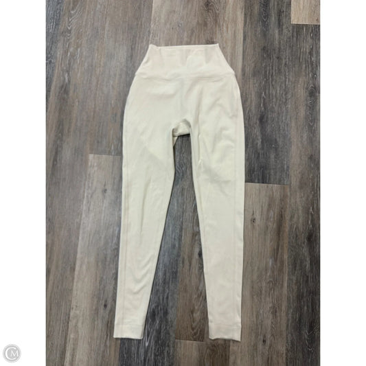 Athletic Pants By Set Active In Cream, Size: Xs
