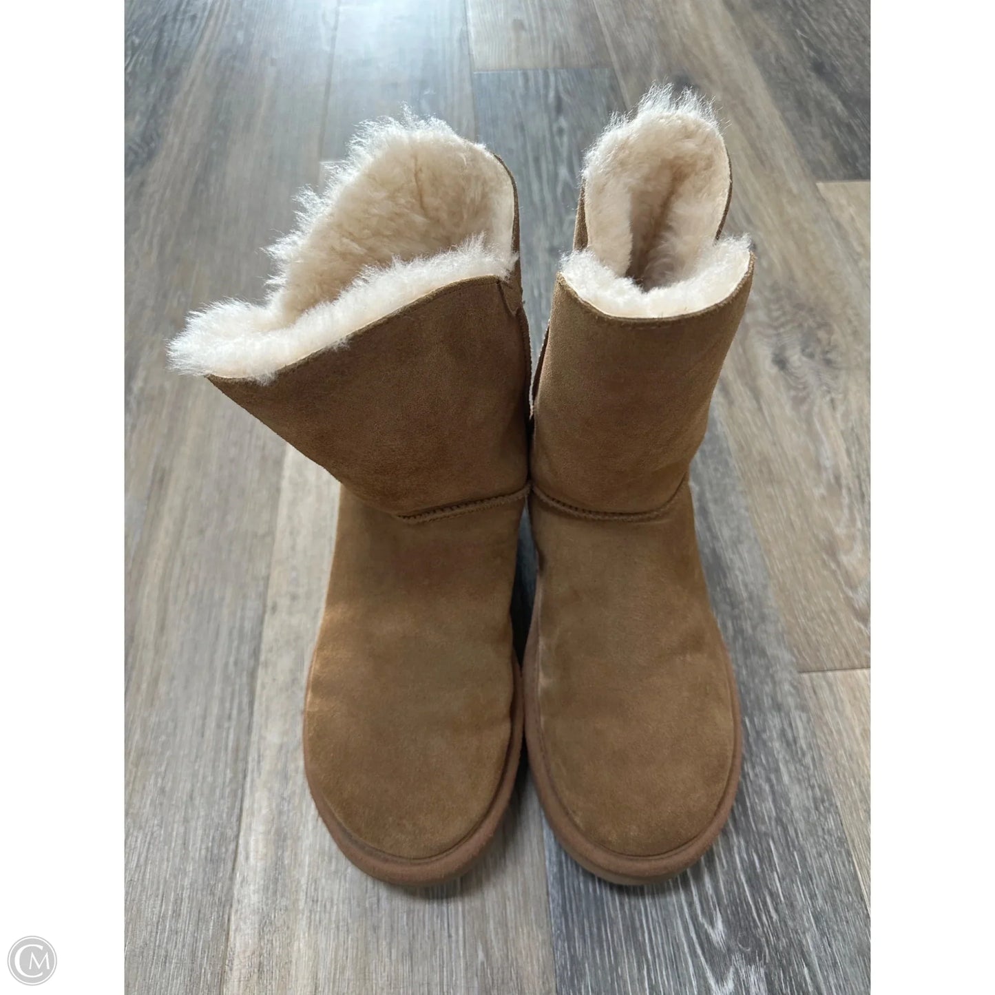 Boots Designer By Ugg In Tan, Size: 9