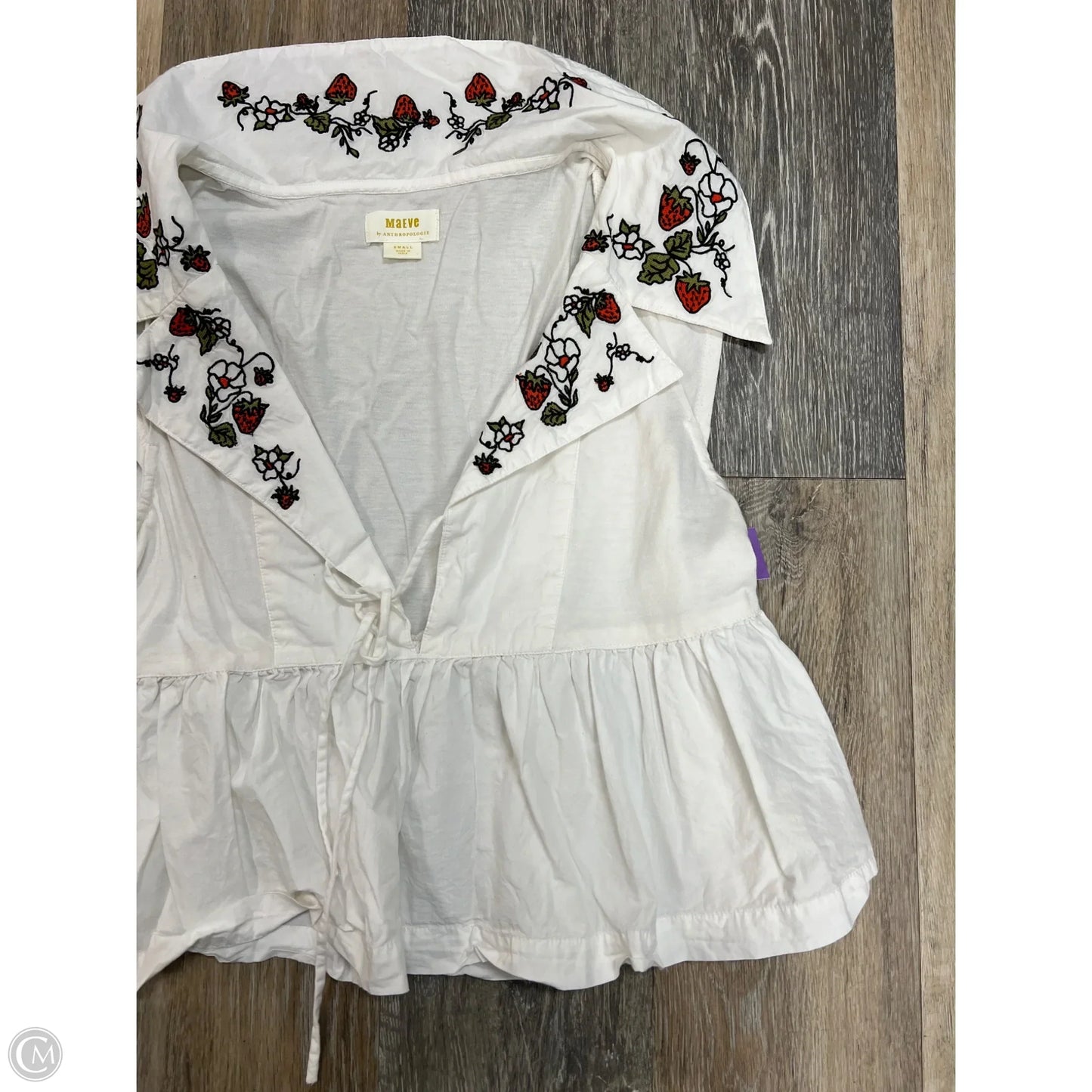 Top Sleeveless By Maeve In White, Size: S