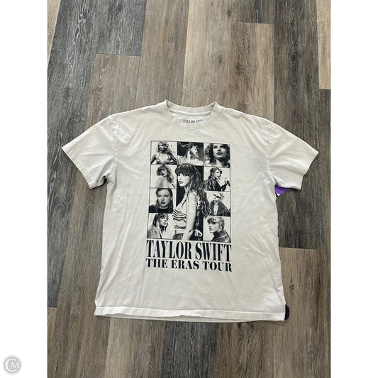 Top Short Sleeve By Taylor Swift In Tan, Size: S