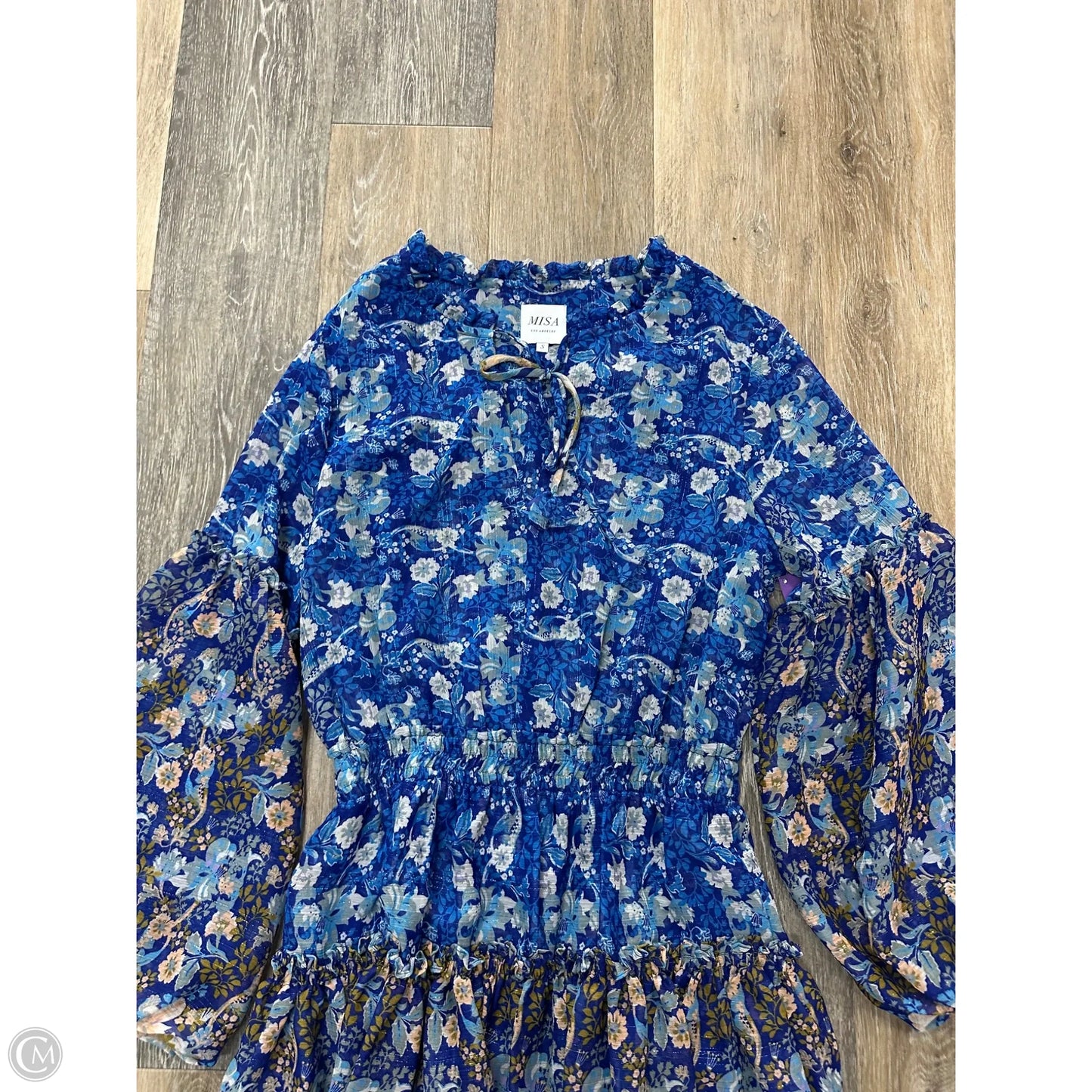 Dress Designer By Misa In Blue, Size: S