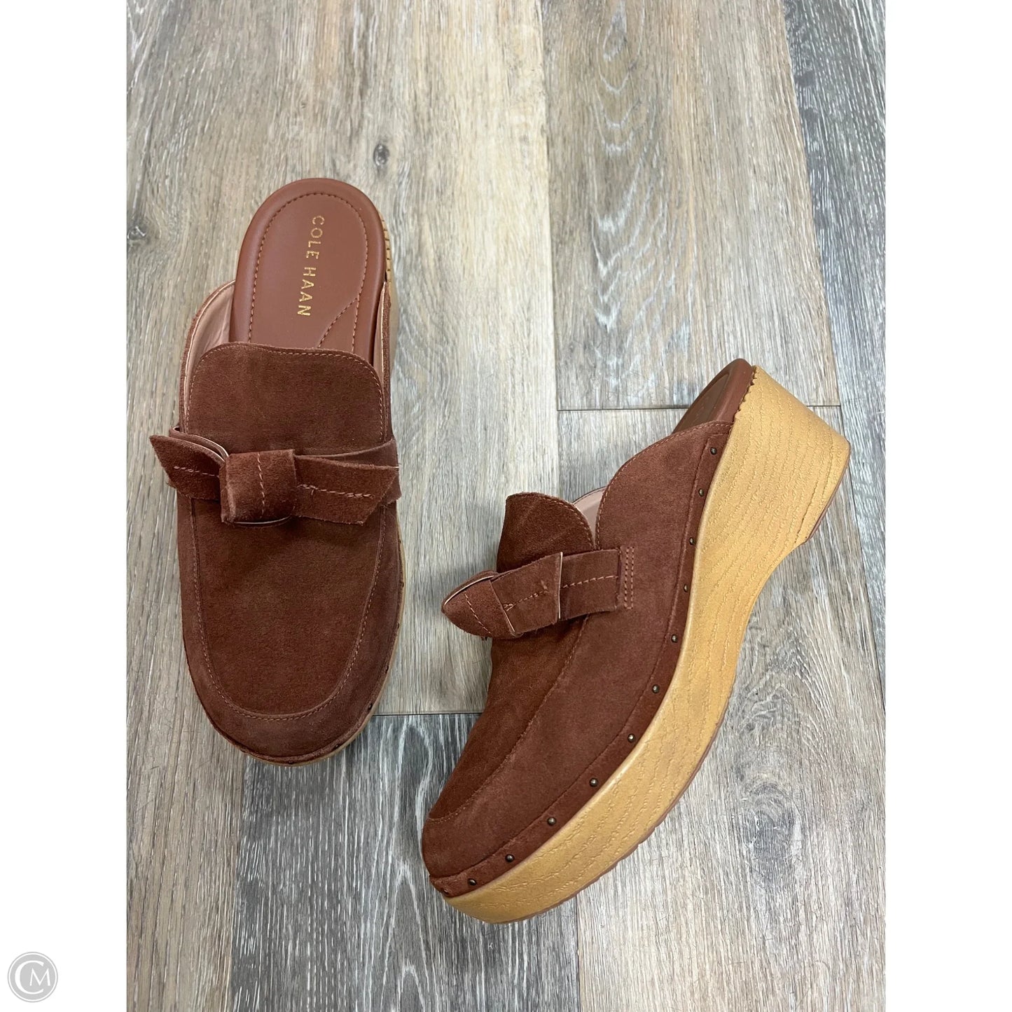 Shoes Heels Platform By Cole-haan In Brown, Size: 9