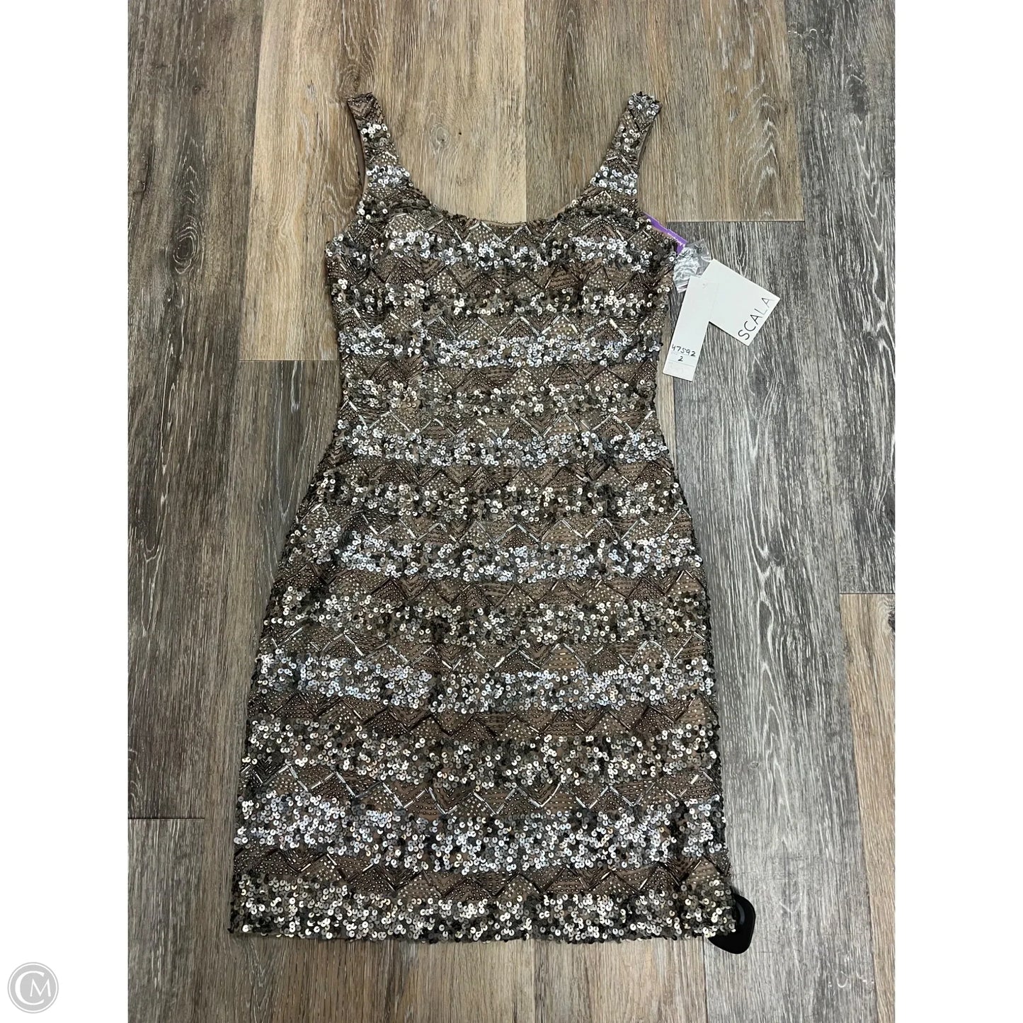 Dress Party Short By Scala In Silver, Size: 2