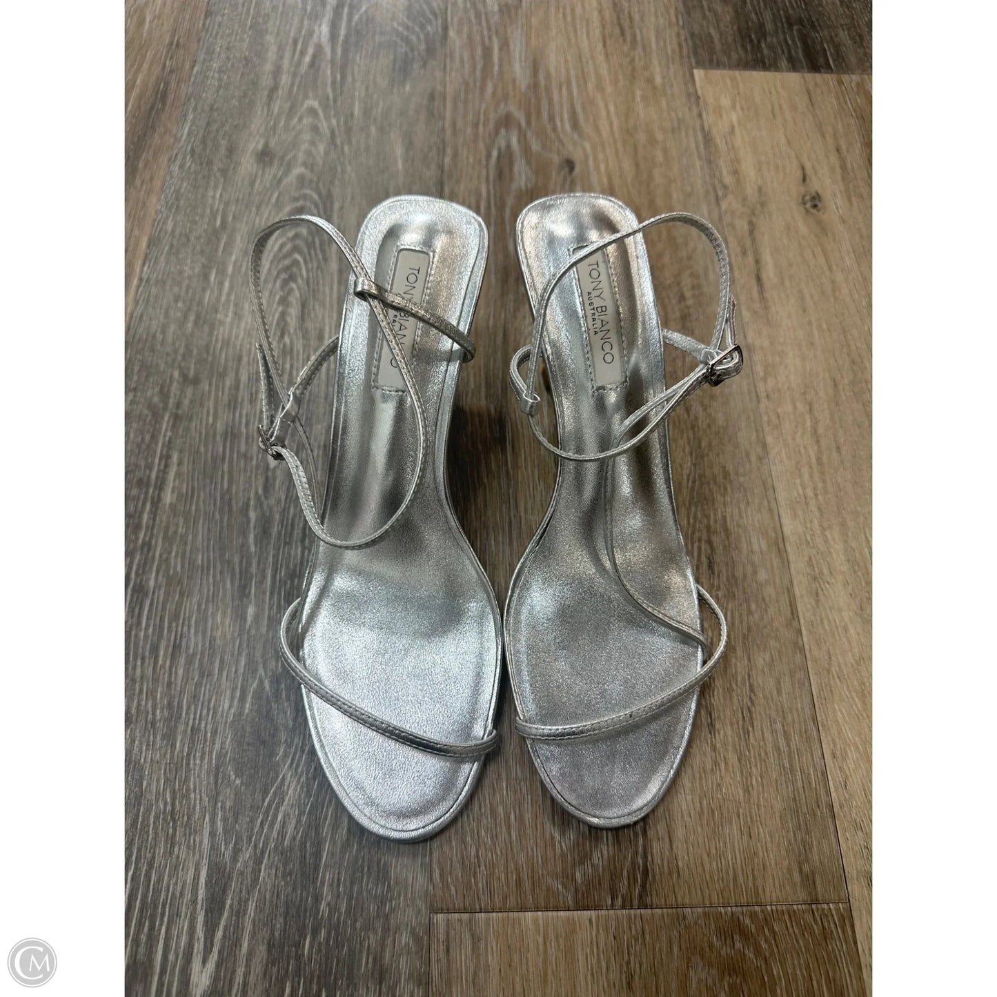 Shoes Heels Kitten By Tony Bianco In Silver, Size: 7.5