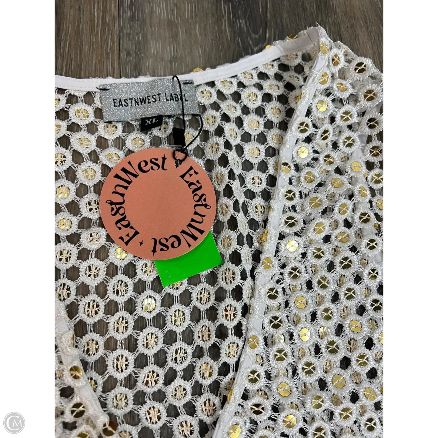 Pants Coverup Set 2pc By Eastnwest In White, Size: XL