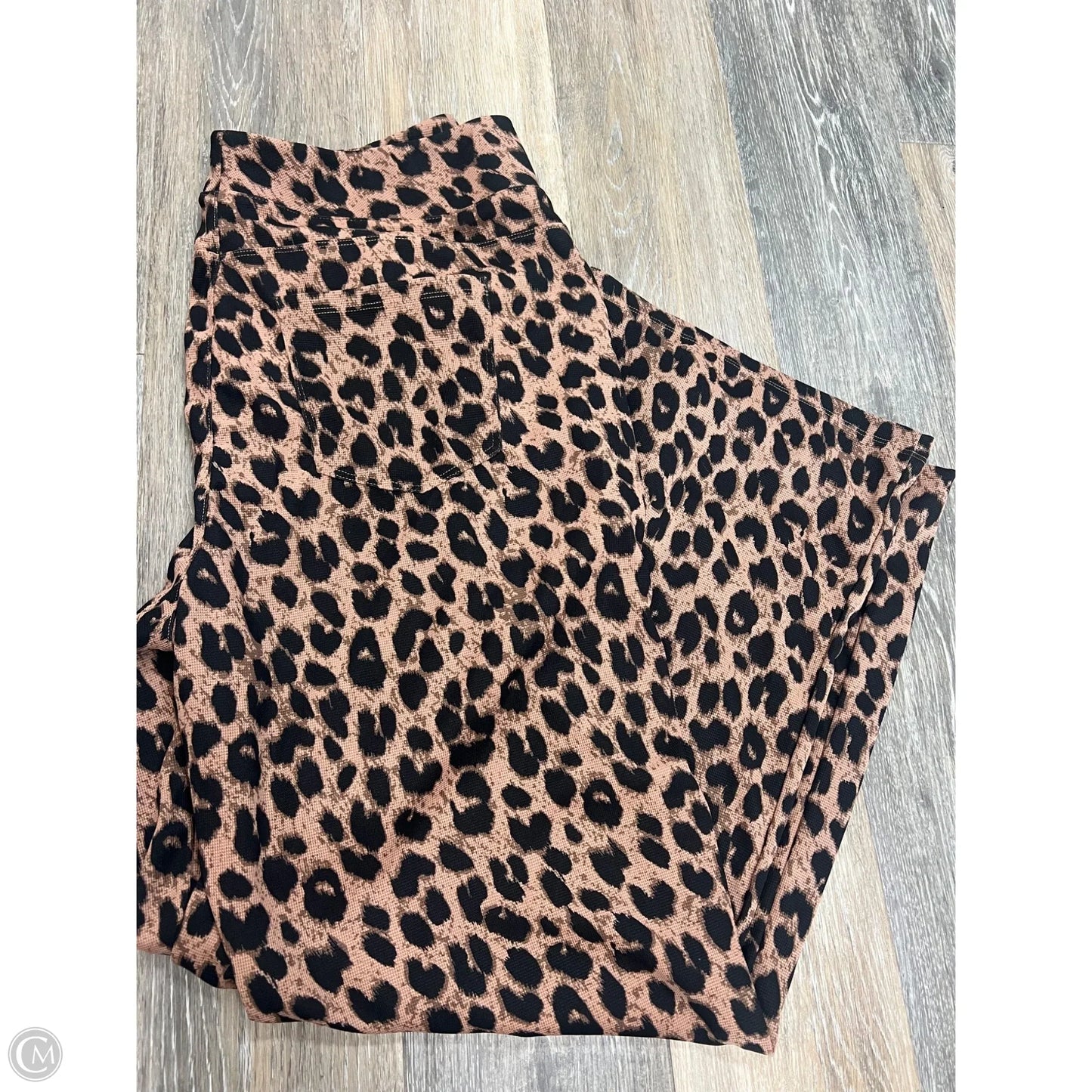 Pants Wide Leg By Halara In Animal Print, Size: Xl