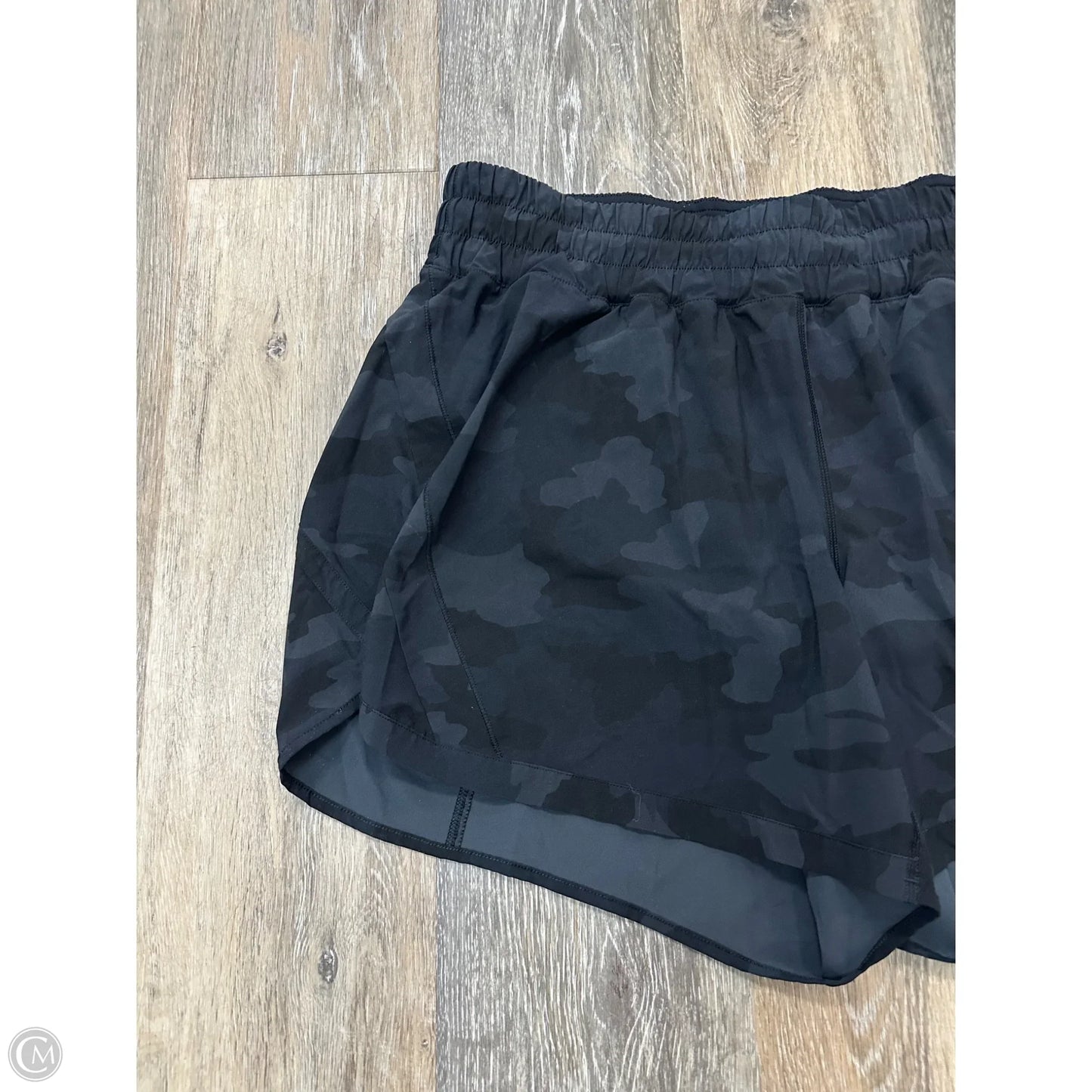 Athletic Shorts By Lululemon In Camouflage Print, Size: 14
