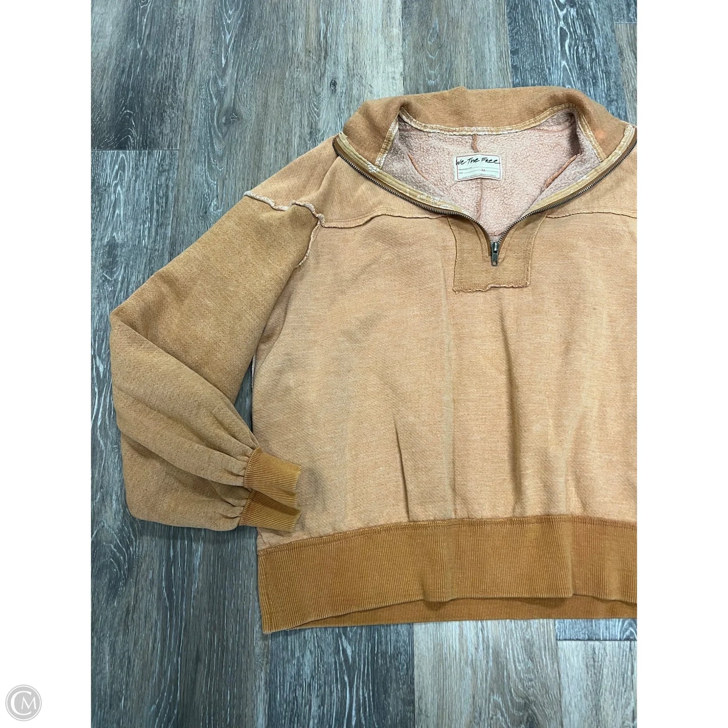 Sweatshirt Collar By We The Free In Orange, Size: Xl