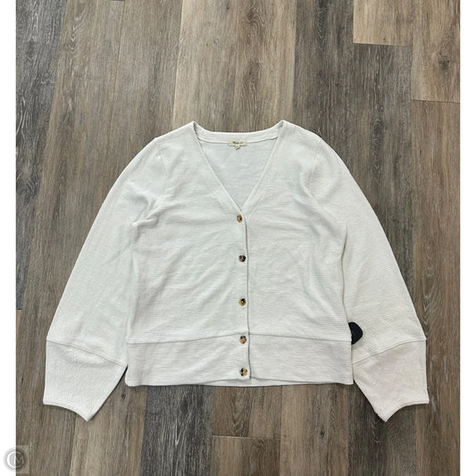 Blouse Long Sleeve By Madewell In Cream, Size: L