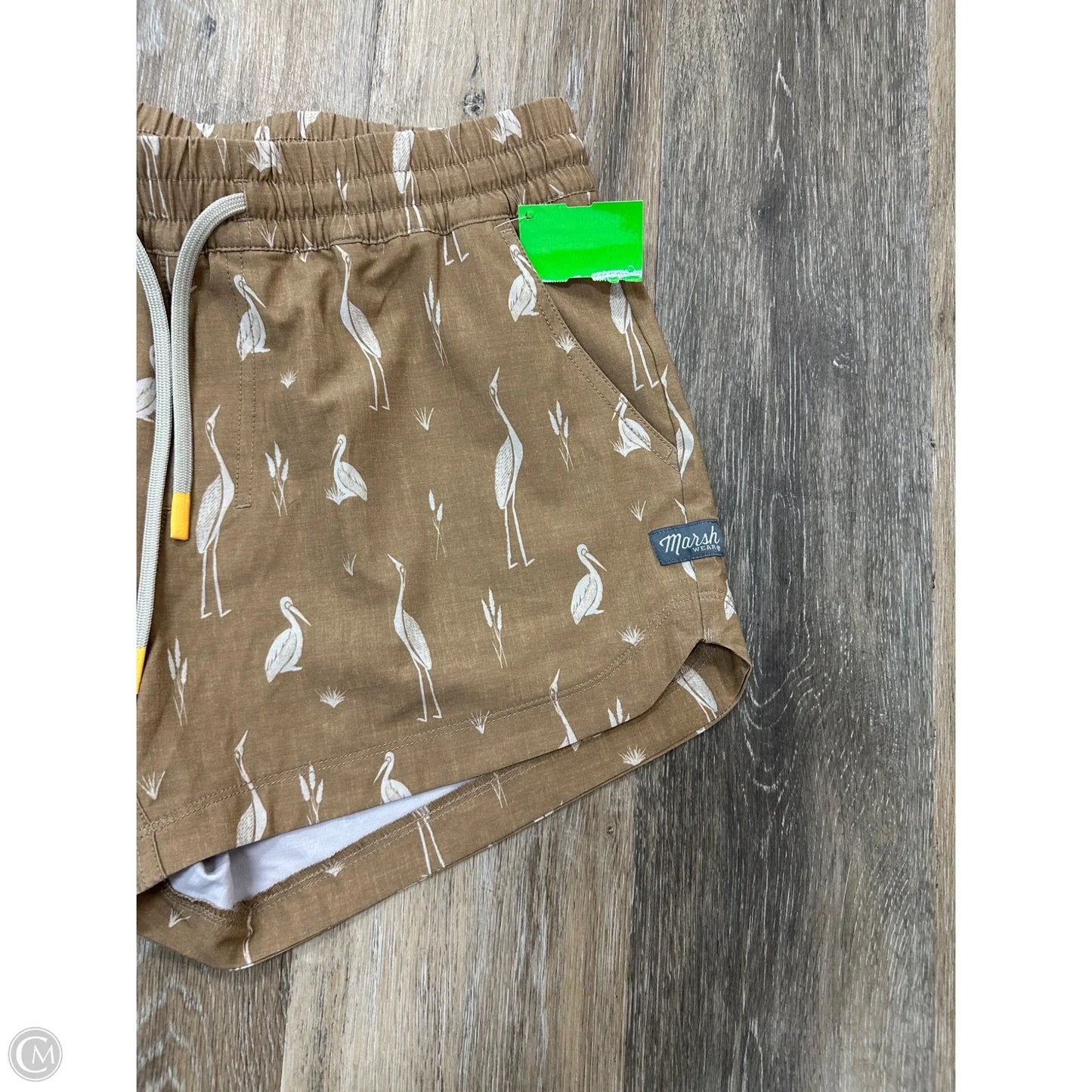 -Shorts By Marsh Wear In Animal Print, Size: S