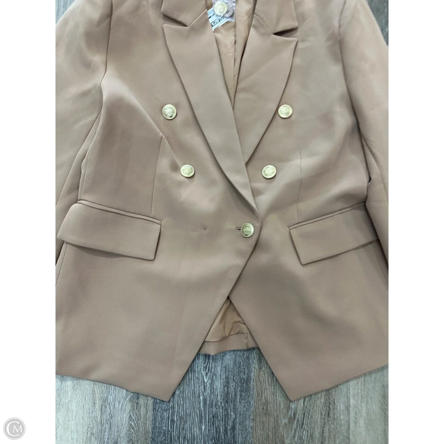 Blazer By Boston Proper In Tan, Size: 16