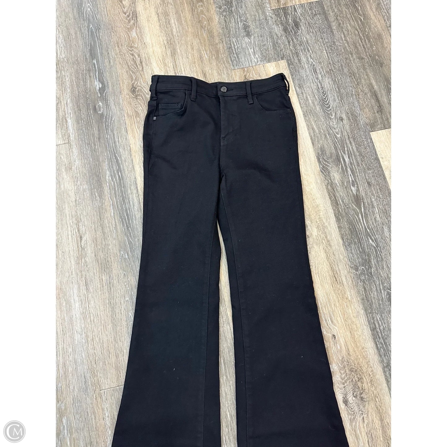 Jeans Flared By Pilcro In Black Denim, Size: 6