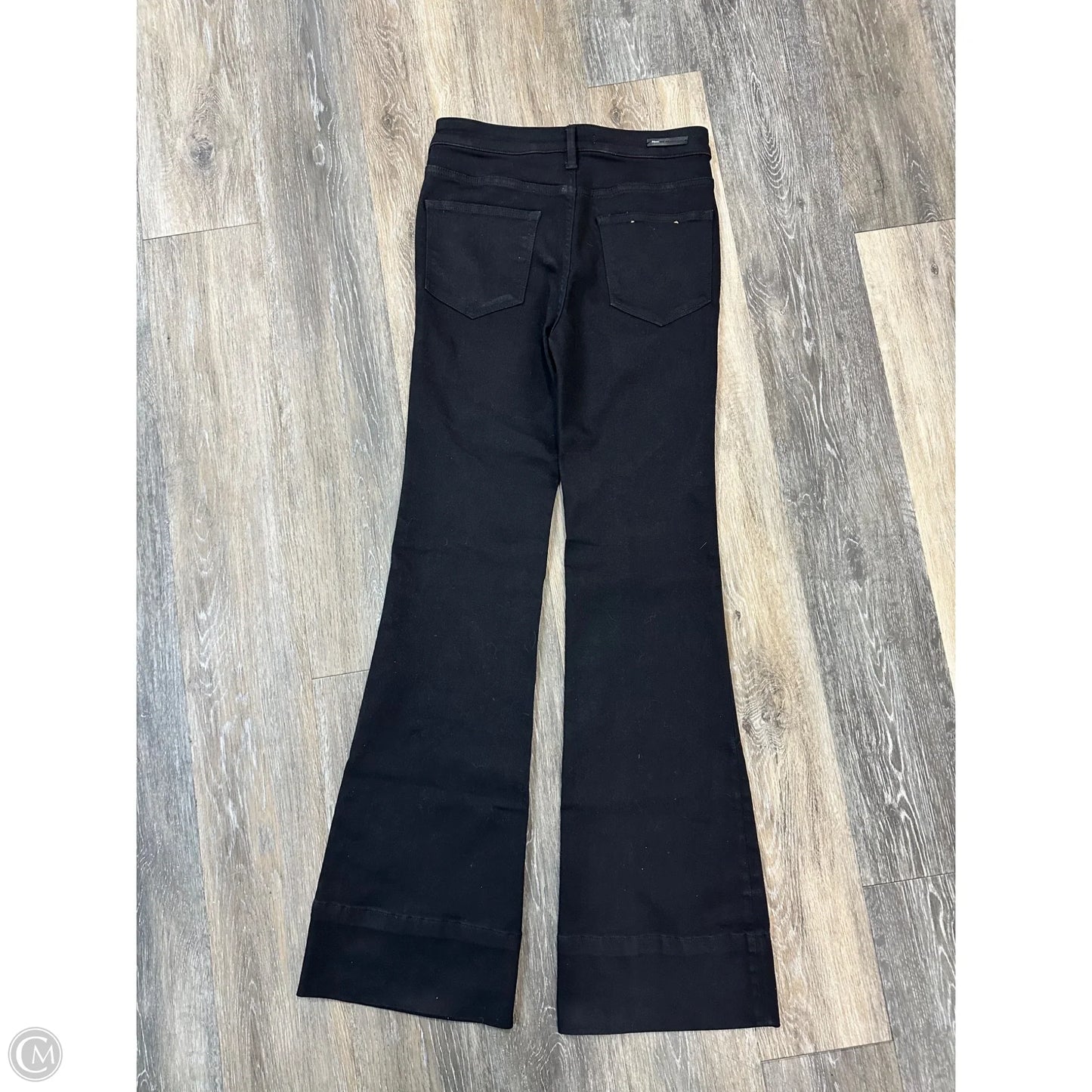 Jeans Flared By Pilcro In Black Denim, Size: 6