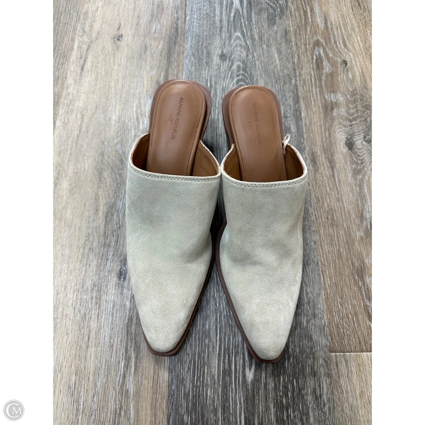 Shoes Heels Block By Banana Republic In Cream, Size: 7