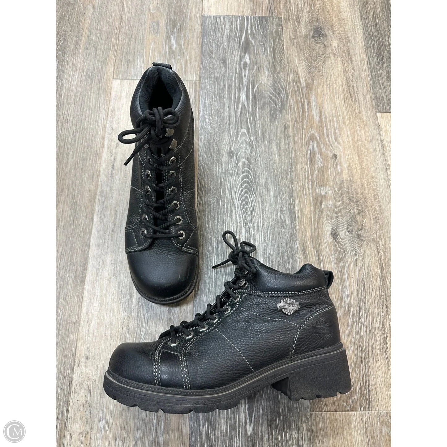 Boots Combat By Harley Davidson In Black, Size: 11