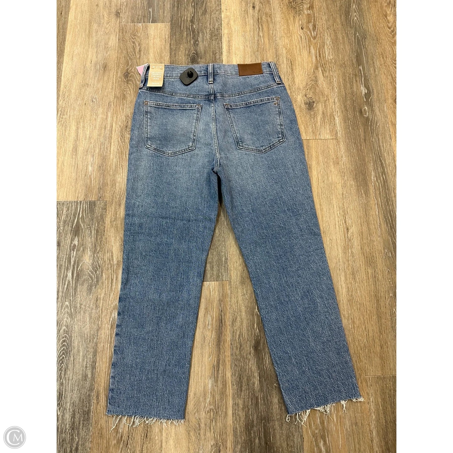 Jeans Straight By Madewell In Blue Denim, Size: 4p