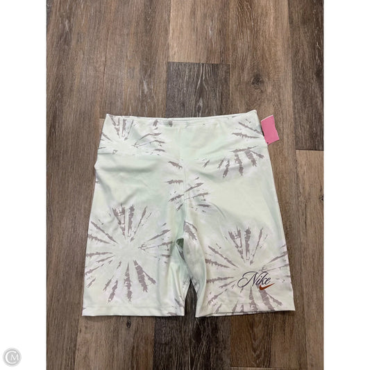 Athletic Shorts By Nike Apparel In Green, Size: L