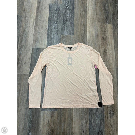 Athletic Top Long Sleeve Crewneck By Allbirds In Orange, Size: Xxl